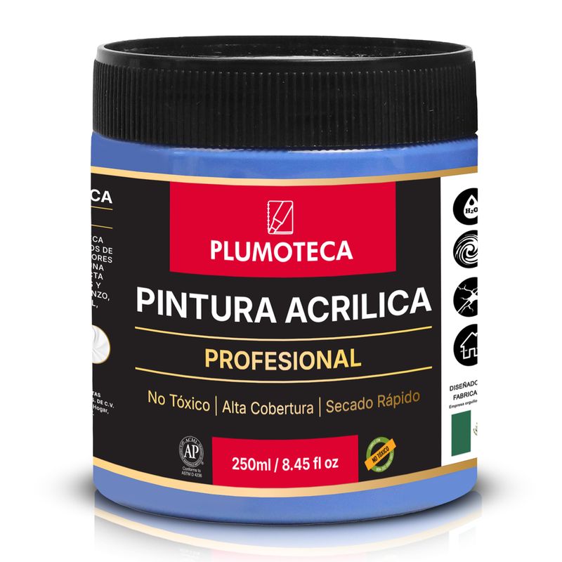Pintura acrílica Azul Cobalto PLUMOTECA