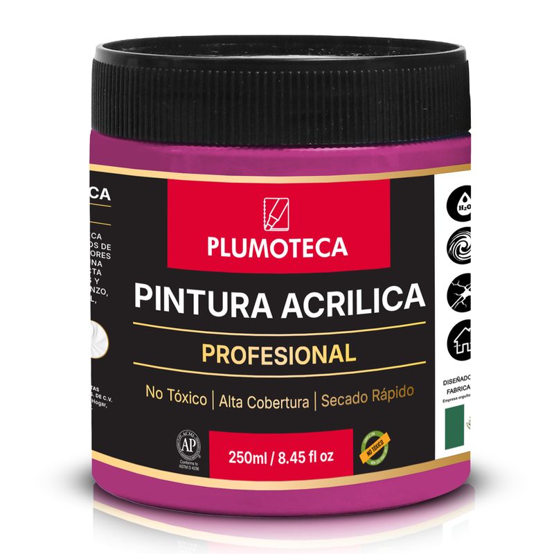 Pintura acrílica Magenta Claro PLUMOTECA